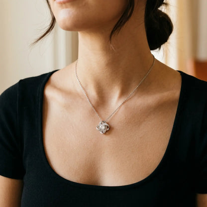 "To My Daughter" - Love Knot Necklace
